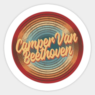 Camper Van Beethoven Vintage Circle Sticker